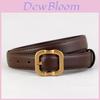 Genuine Leather Belt For Women With Silver Buckle For Casual And Office Wear