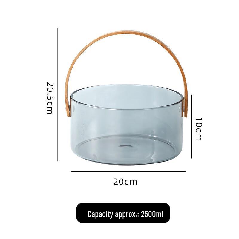 Qianxing Glass & Bamboo Multi-use Bucket Set