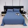 Modern Minimalist Cotton Bed Sheet With Soft Washable Fabric For Single Dorm Bed