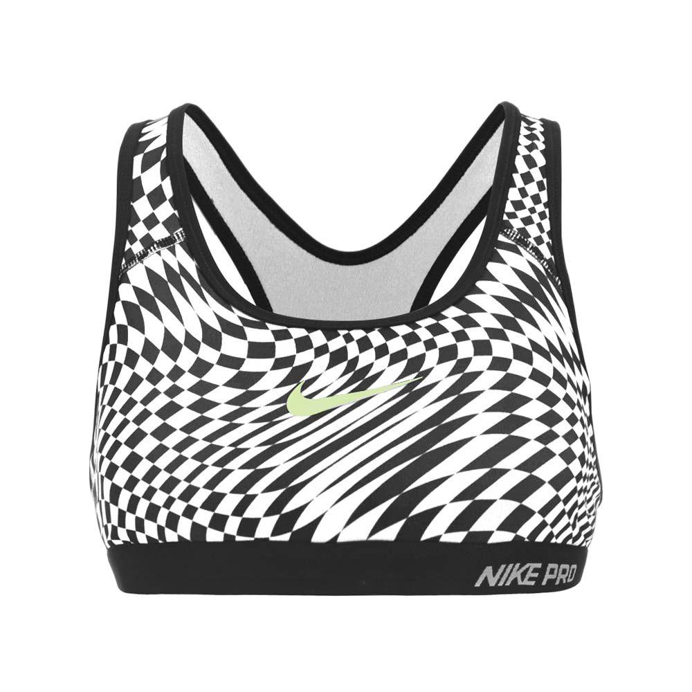 

Nike Clsc Pad Wrp Chck Модный Удобный Мягкий Приятный к коже Спортивный бюстгальтер Женское нижнее белье 799346-100 M