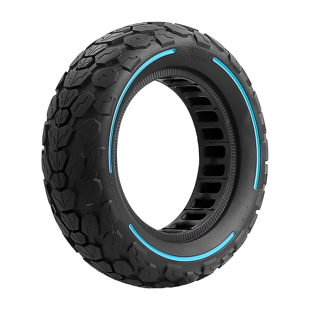 10X3.0 255x80 Solid Rubber Tire for ZERO10X/Kugoo Electric Scooter - Honeycomb Puncture-Proof Design