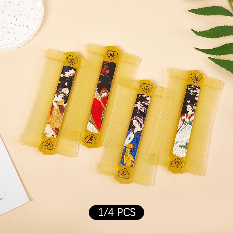 1/4 Pcs Lice Comb Double-Sided Super Dense Teeth Remove Dandruff Scalp Cleansing Scalp Massage Comb Flea Removal Hair Tool