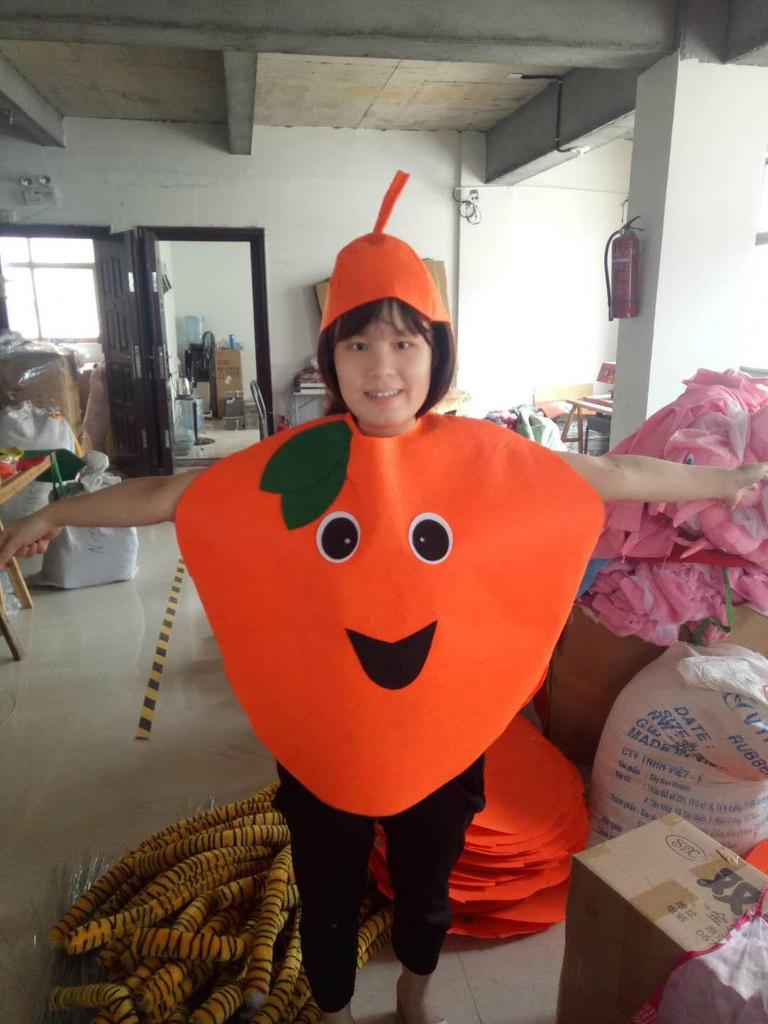Creative Fruit Cosplay Costumes for Adults and Children - Cartoon Stage Performance Wear