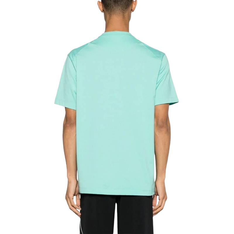 Y 3 Drop Shoulder Sleeve T Shirt Men's Green IV8220