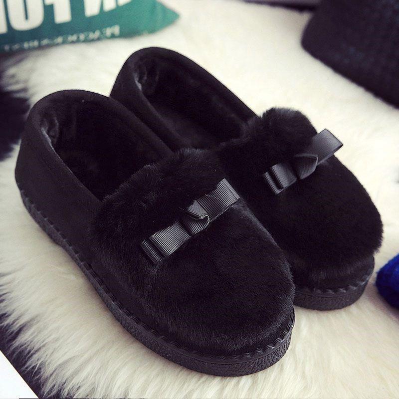 

Обувь Mao Mao, женская обувь с сумкой из корня, хлопковые тапочки, повседневная обувь, теплые бархатные туфли на плоской подошве, одна педаль, осенне-зимние хлопковые туфли-бобовые туфли 36