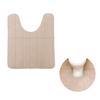 U Shape 50x60 Cotton Toilet Seat Cover Thick Stretchable Washable Universal Warmer Comfort Fit Light Tan Toilet Seat Cover