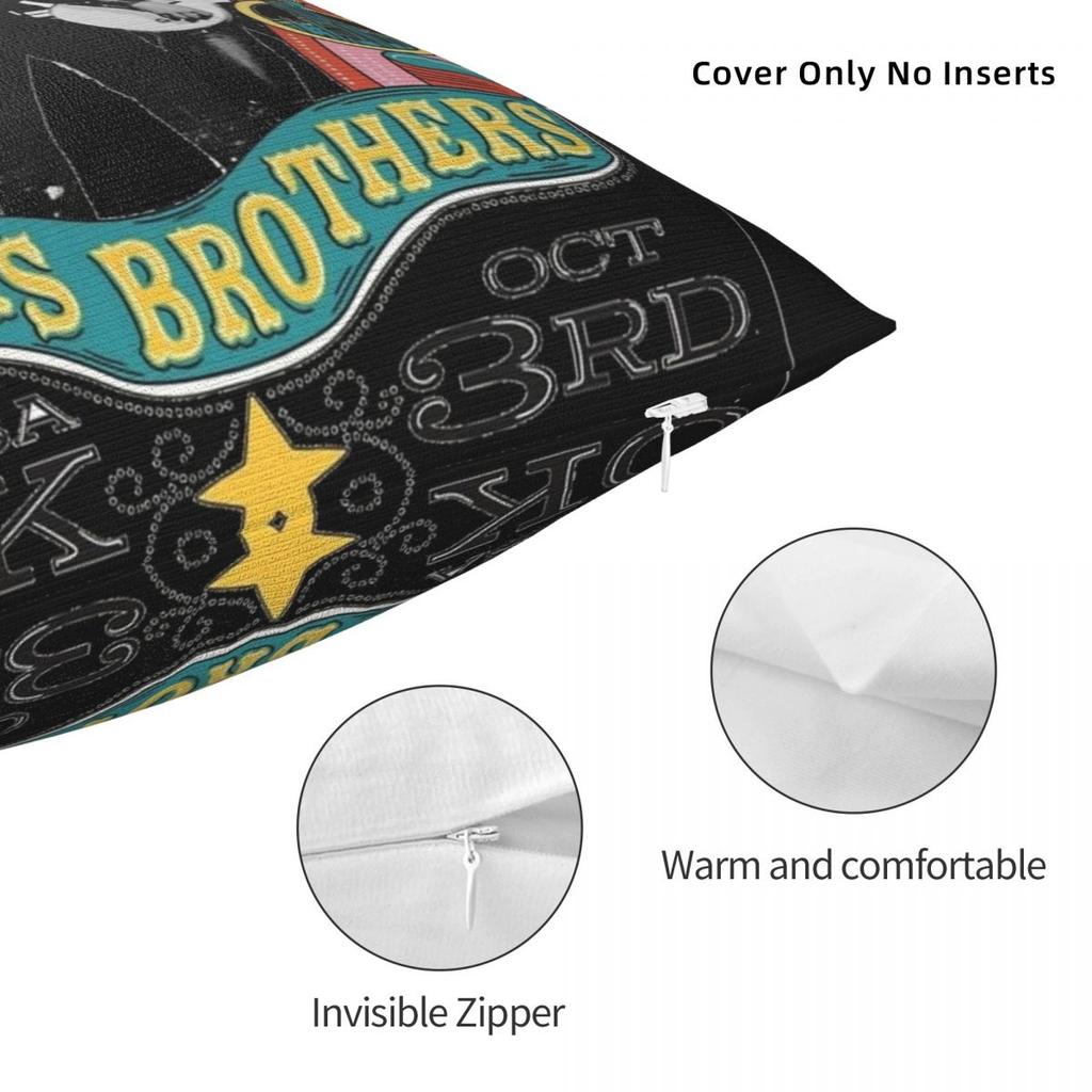 Jonas Brothers Tour Square Pillow Covers Sofa Pop Music Cushion Cover Cool Decorative Pillowcase 45*45
