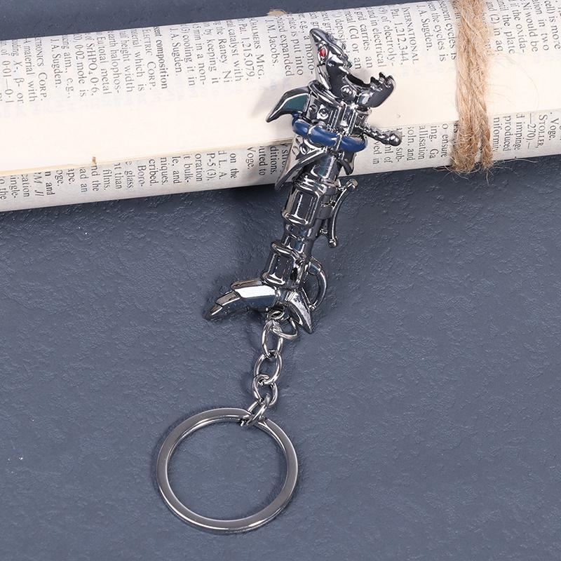League Of Legendes Jinx Canon Porte-clés Anneaux de clés en métal Pour Cadeau Porte-clés