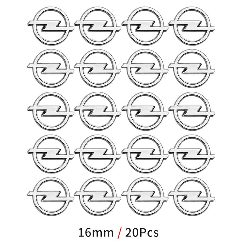 16mm ABS Car Remote Key Stickers Decoration Emblem Decal For Opel Insignia Astra J F Antara Meriva Zafira H G Corsa Accessories