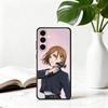 Coque de téléphone Jujut-su N-Nobara Kugisaki-NK K-Kaisen Pour Samsung Galaxy A73,A72,A71,A70,A53,A52,A51,Housse Noire en Silicone Souple