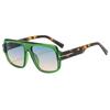 Fashion Men Square Sunglasses With Uv400 Protection For Outdoor Travel And Parties