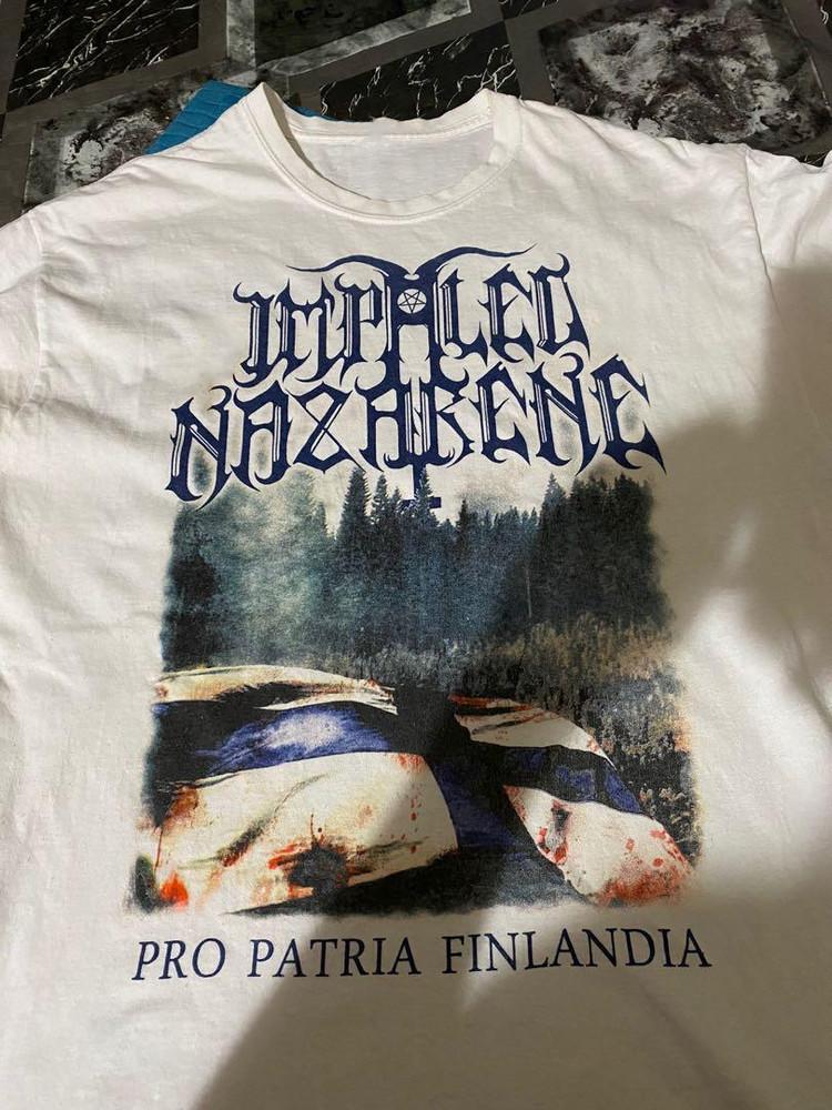 Impaled Nazarene Weißes T-Shirt Baumwolle Volle Größe Unisex S-5Xl Vk102
