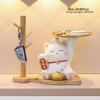 Creative Lucky Cat Storage Tray Ornament
