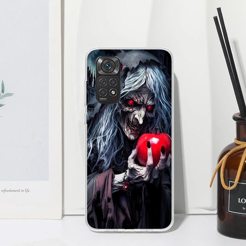 Halloween Moon Witch Horror Phone Case For Xiaomi Redmi Note 15 13 14S 14 Pro Plus 12S 11S 10S 12 11E 10 11T Art Fundas Back Cov