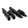 1 Pair*Branch Connector For  Solar Panel T Branch Connector Cable Splitter Coupler Combiner Solar Energy Adapter