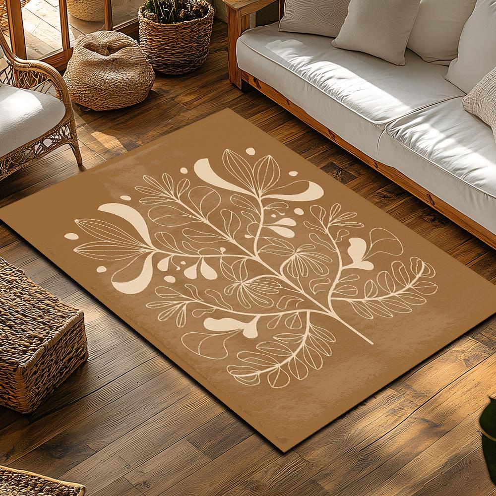 Boho Area Rugs Farmhouse Decor Modern Geometric Carpet Non Slip Floor Mat Entryway Rug Living Room Decor Washable Home Accent St