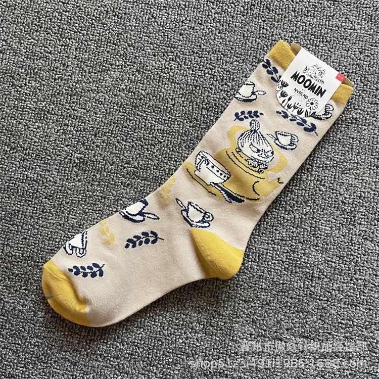 

Модные хлопковые носки до середины икры с мультяшными Муми-троллями - Стиль на четыре сезона One Size (36-40)