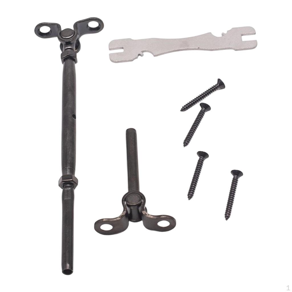 Kit Tensioner Hardware Fitting Stainless Steel Cable Rotating Connector Installation Suitable for