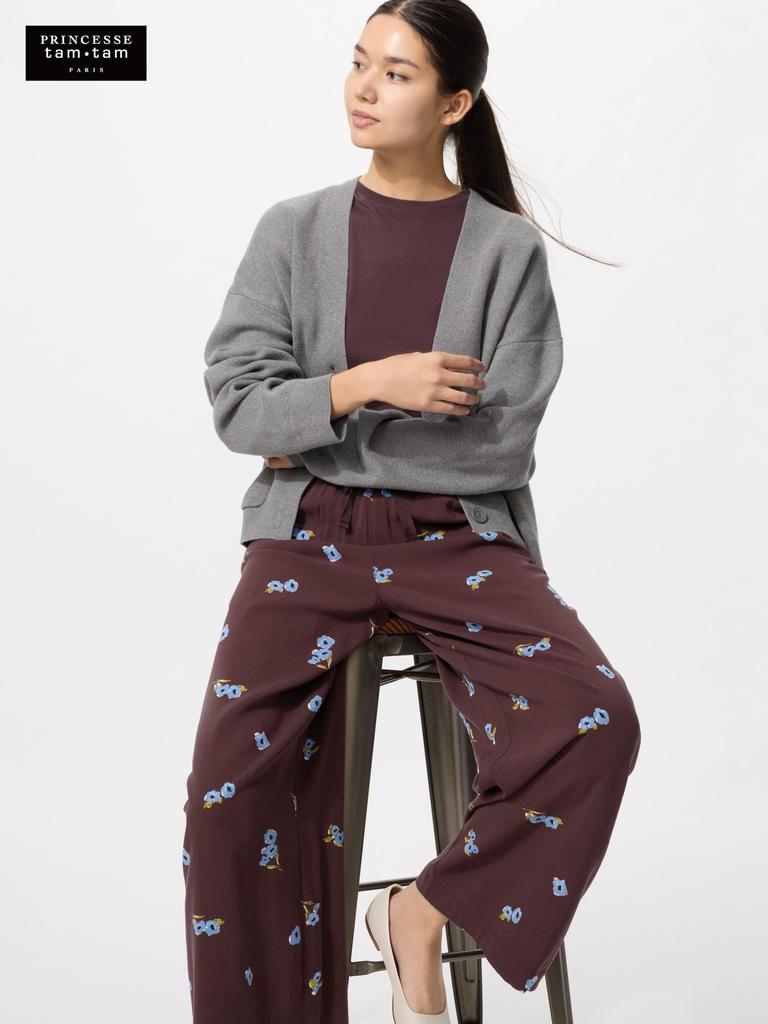 Uniqlo Japan Rayon Print Long Pants
