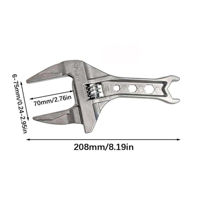 Profesionální ergonomická rukojeť Momentový klíč na trubky Multifunkční koupelnový klíč pro instalaci různých armatur a ventilů