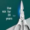Extra Large Multi-Function Stainless Steel Kitchen Scissors for Cutting Bones and Cleaning Fish