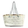 Double Chain with Carrying Pouch Logo Matelasse Quilted Shoulder Tote Bag