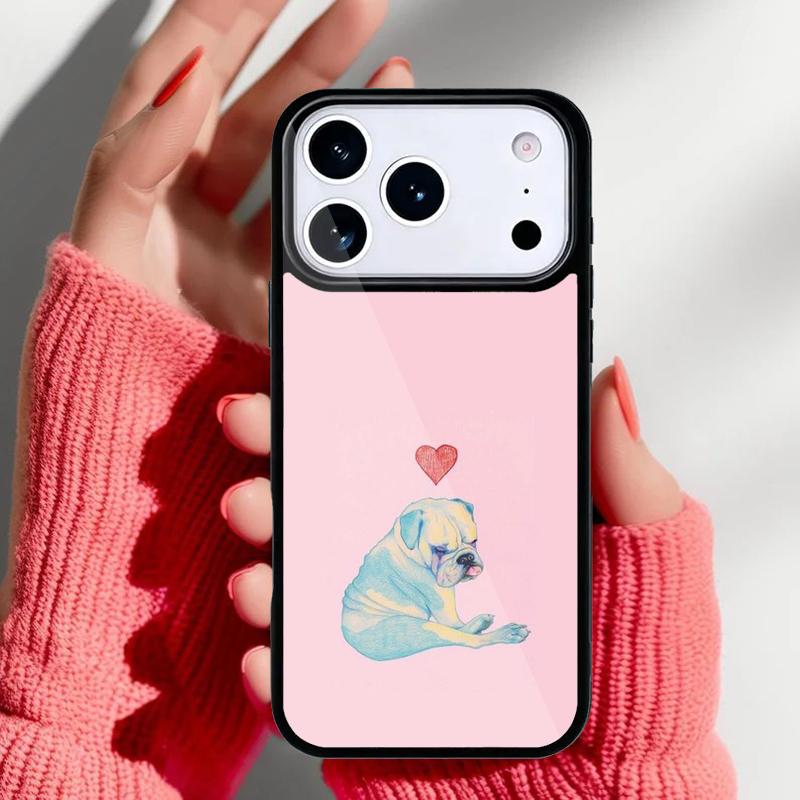 French Bulldog soft Phone Case for iPhone 17 16 15 14 13 Pro Max Back Cover for 12 11 Pro Coque