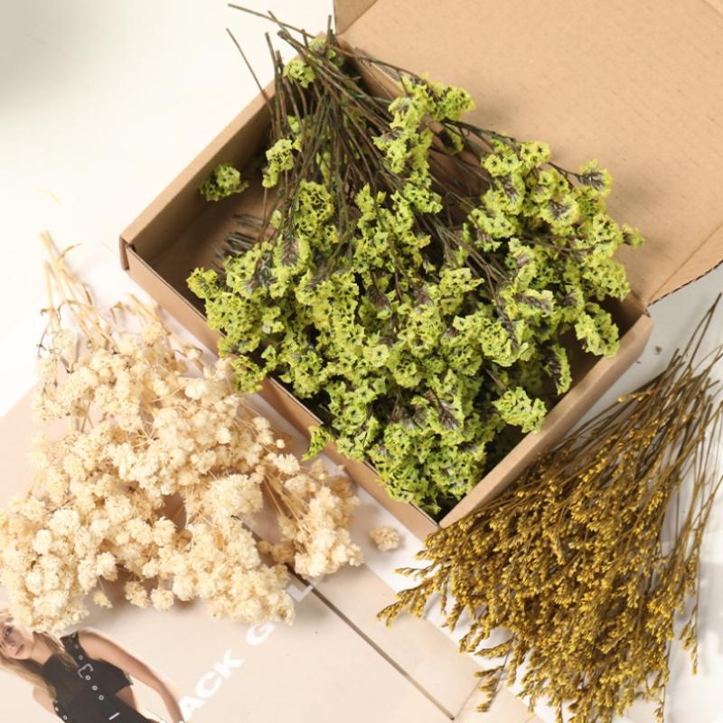 Gipskruid Gedroogde Bloemen Boeket Vaas Envelop Doe-het-zelf Bloemenarrangement Bruiloft Feest Artistiek Valentijnsdag Cadeaus