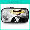 Stylish One Piece Wano Zoro Luffy Student Pencil Case With Cool Skill Print