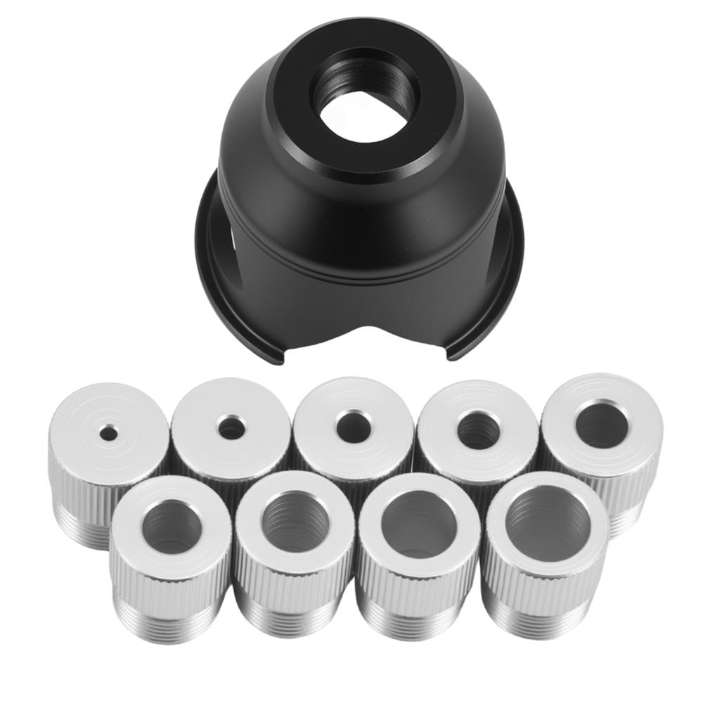 Multi-Functional Vertical Drill Guide Doweling Jig Kit Drill Positioning Metal Pocket Hole Jig Straight Angle Guide Locator