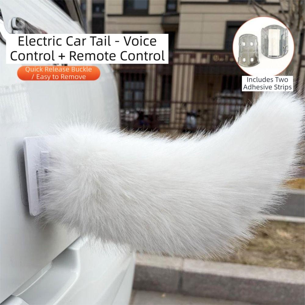 Telecomando Adesivo Coda Che Scodinzola Peluche Soffice Peluche Coda Che Scodinzola Decorazione Esterna Auto