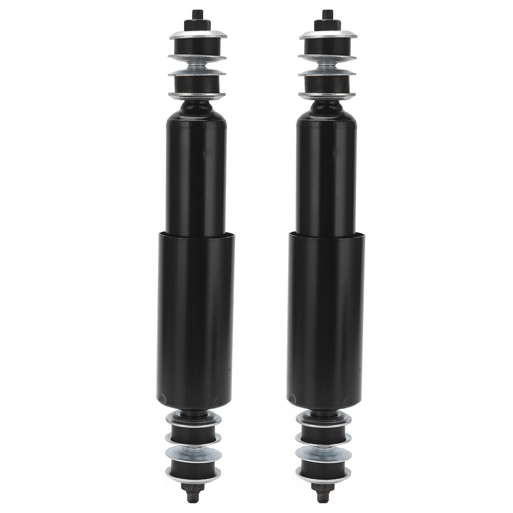 2pcs Shock Absorbers Front Rear Steel Chrome Plated 76418‑01 Replacement for EZGO TXT 1994‑Up Club Car
