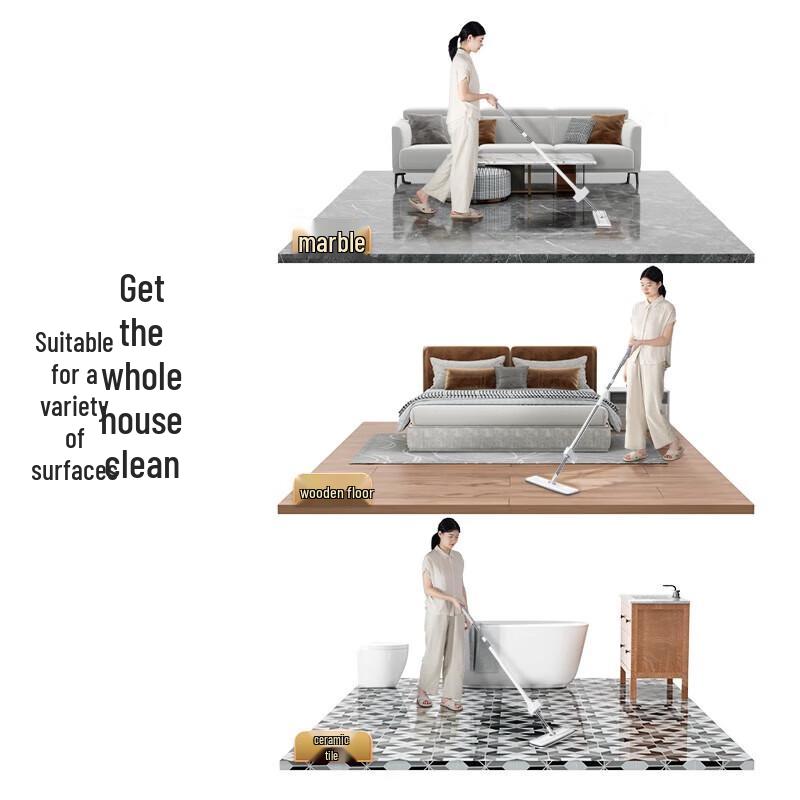 Luzhiyuan Hands-Free Flat Mop
