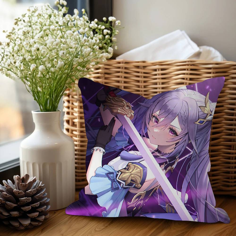 Кэцин Аниме Наволочка 30x50 Полиэстер Диванные Подушки Декоративные Накидные Подушки Украшение Дома Наволочка 12x12Inch