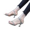 3Cm women's sandals women's 2025 summer new versatile mid-heel fashion ins trendy high heels women's stiletto