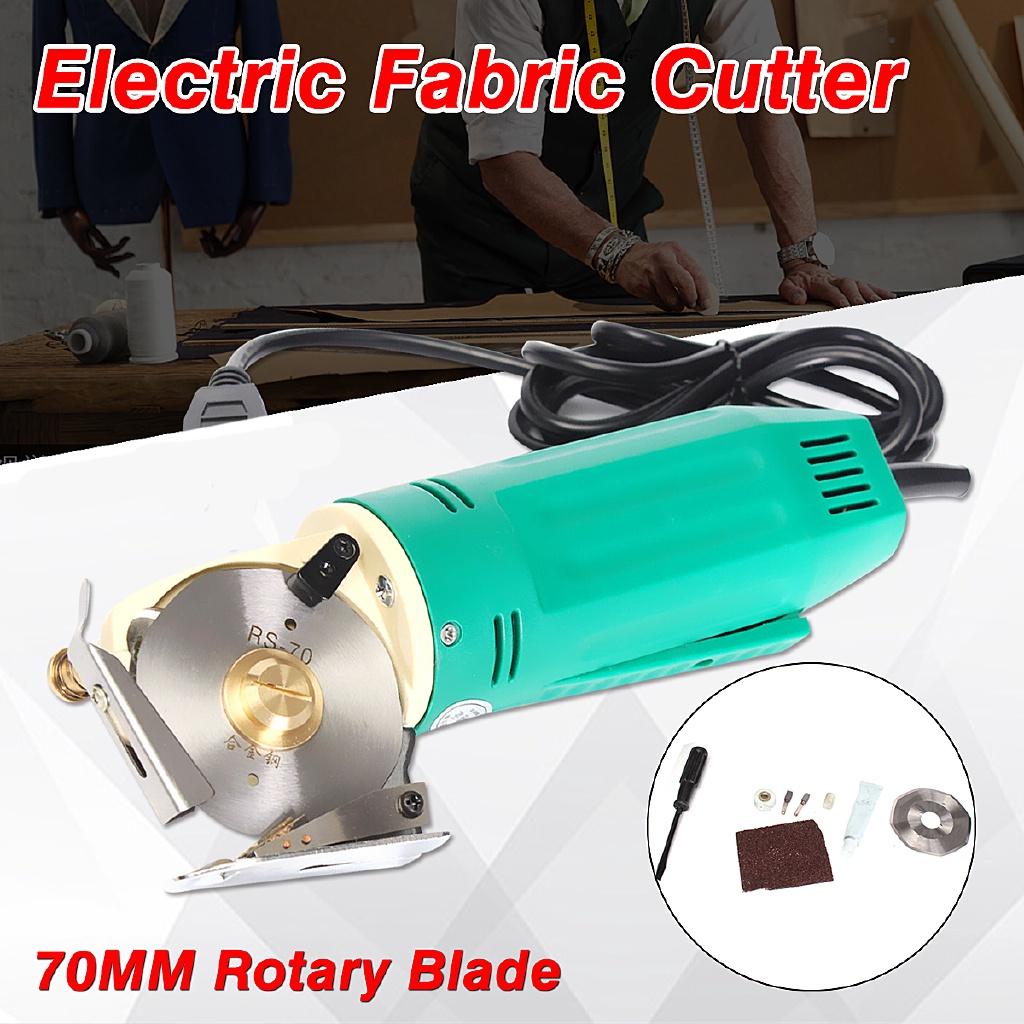 220V 70MM Mașină de Tăiat Pânză cu Lamă Rotativă Electrică Tăietor de Material Pânză Cuțit Rotund Scule Electrice