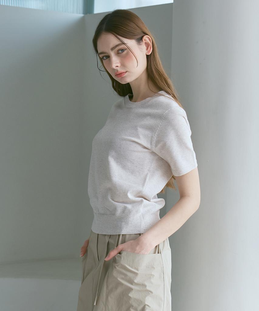 210EDIT Unisex Round Ice Knit [Oatmeal]_Zf2Sw900