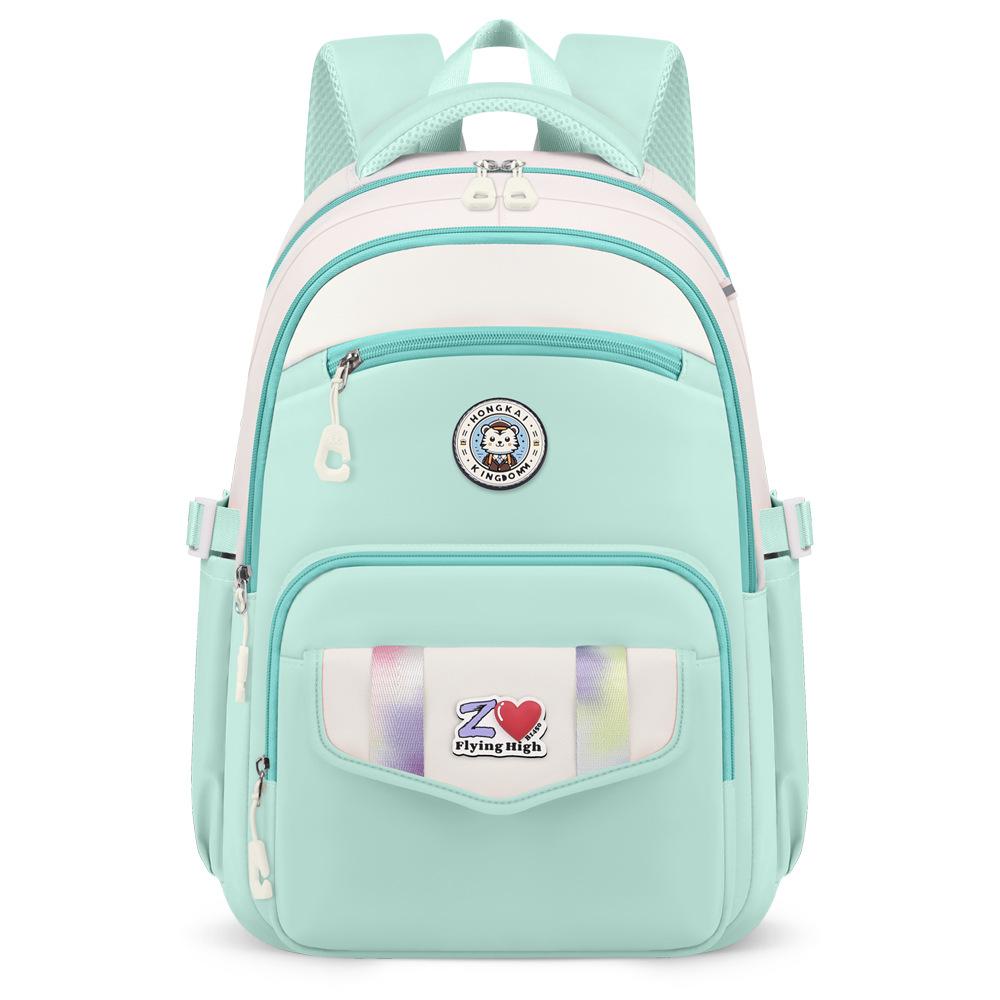 School Bag For Teenagers Unisex Backpack Multifunctional Travel Bag Large Capacity Lightweight Spine-Protecting Elementary School Student School Bag