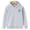 Children's hooded sweatshirts, fleece pullovers for spring and autumn, fashionable hooded tops for boys and girls, sportswear