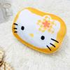 MORIPiLO Sanrio Characters Hello Kitty Body Pillow (Face-Cut Cushion) Skin-Friendly Micro Fabric Plush Toy Nap Pillow Yellow 32x23x10cm by Morishita