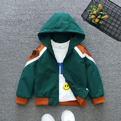 Boys' Cardigan Jacket Thin Spring and Autumn Style, Trendy and Western-style Middle-aged and Young Children's Spring and Autumn Baseball Suit