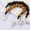 Artisanal Crafted Wooden Crosses Prayer Beads Faith Based Accessories For Christian Meditation And Spiritual Reflection