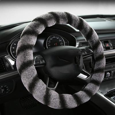 Araba direksiyon kılıfı peluş kış yumuşak ve rahat sıcak tutmak araba iç aksesuarları Accesorios Para Auto