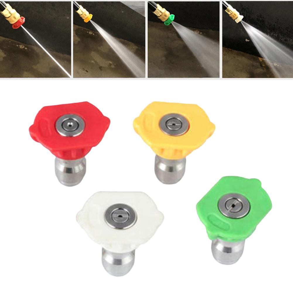 Green 25 Degree Pressure Washer Nozzles Compatible With Most Pressure Washers Designed For Longevity Four Different Nozzles