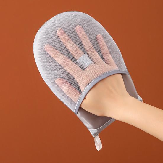 Garment Steamer Ironing Glove with Finger Loop Heat Resistant Handheld Anti-Steam Mitt Clothes Steaming Ironing Board Hand Protector