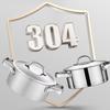 Chuangxingfa Commercial Stainless Steel Alcohol Hot Pot Stove Set