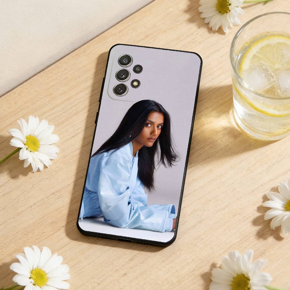 Globale Schönheitsikone S-Simone A-Ashley Handyhülle Für Samsung S25,S24,S21,S22,S23,S30,Ultra,S20,Plus,Weiche Silikon Schwarz Hülle