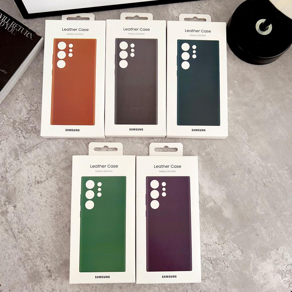 Suitable for Samsung S24ultra Mobile Phone Case Official Website Same S22 Leather Protective Case S23 Full Inclusive Ultra Thin Anti Fall Case