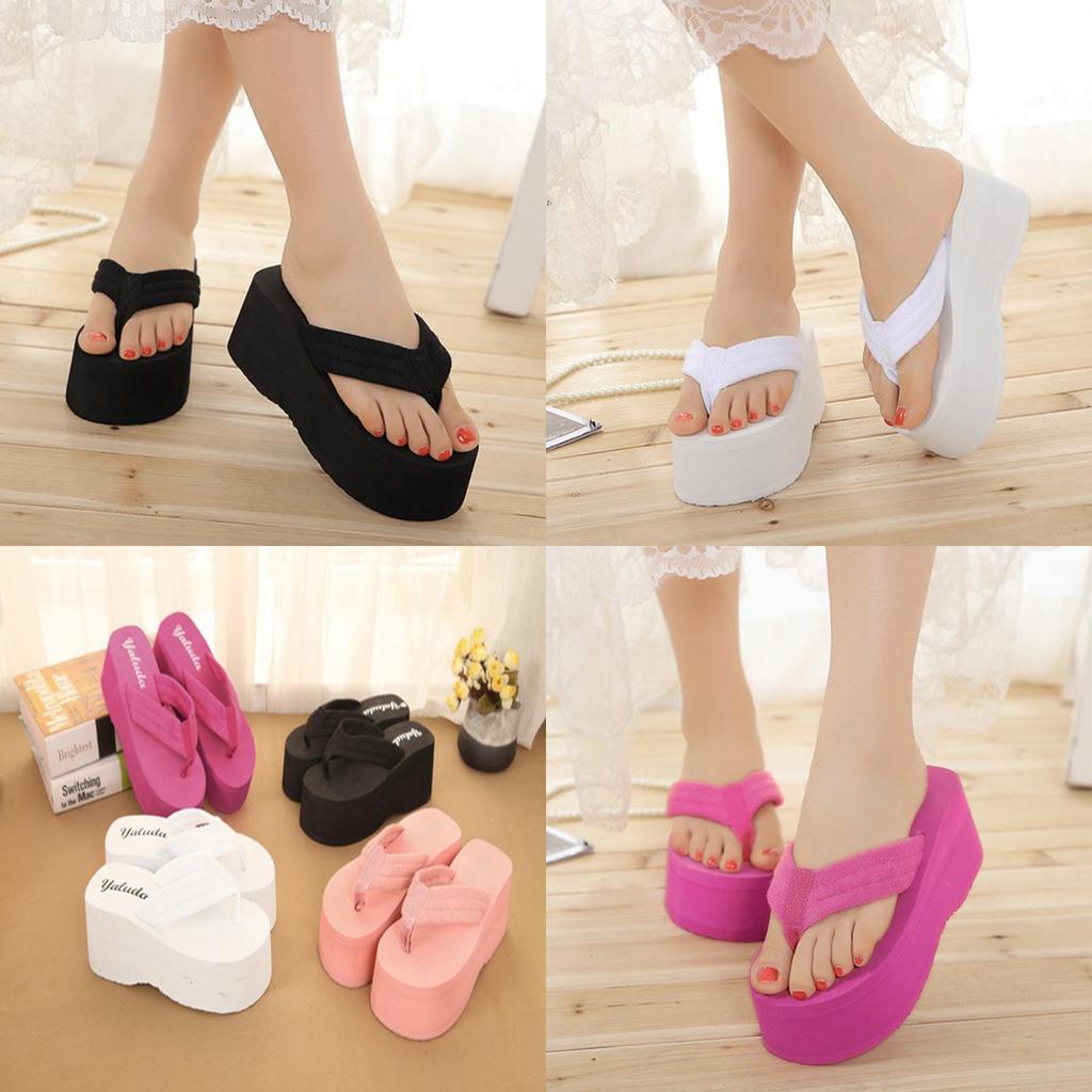 Stylish Womens Beach Sandals With Trendy Wedge Platform Slippers