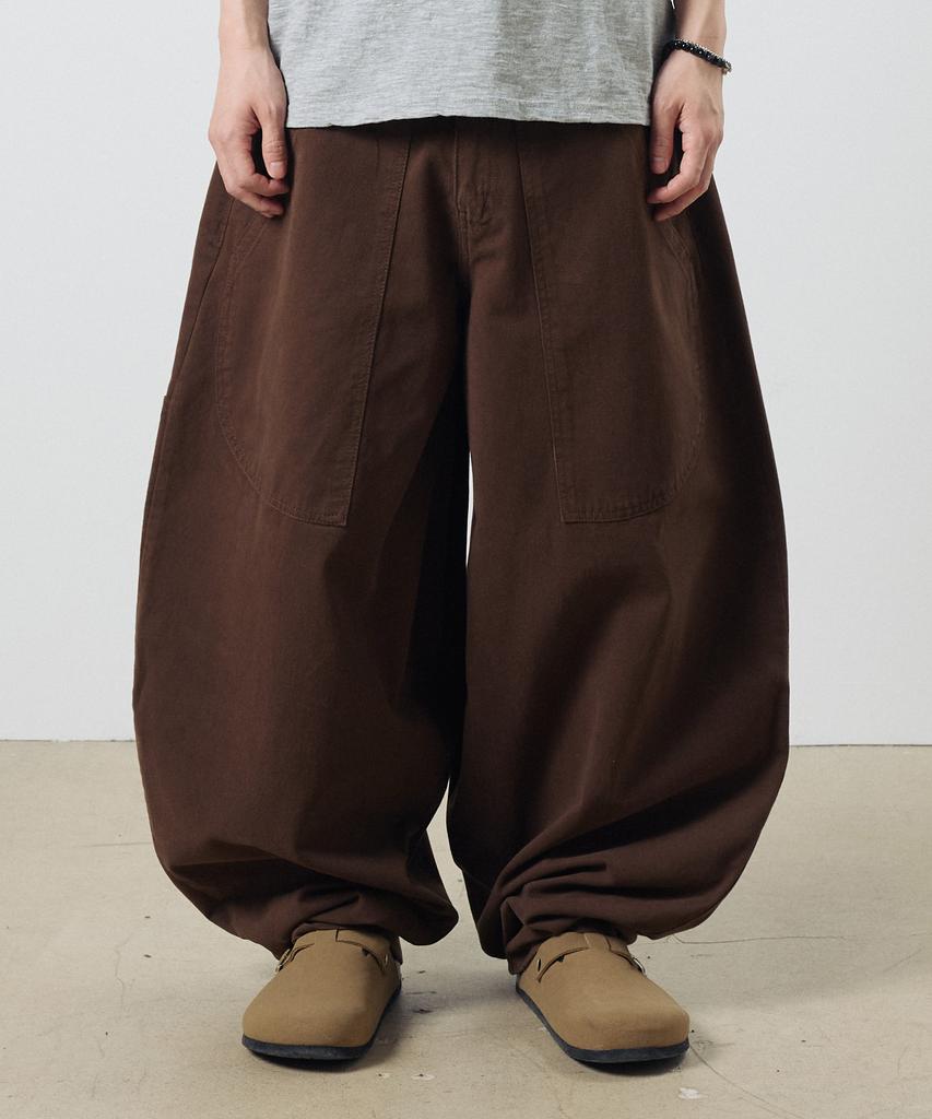 Dibsenseu Bijo Carpenter Side Pocket Balloon Pants